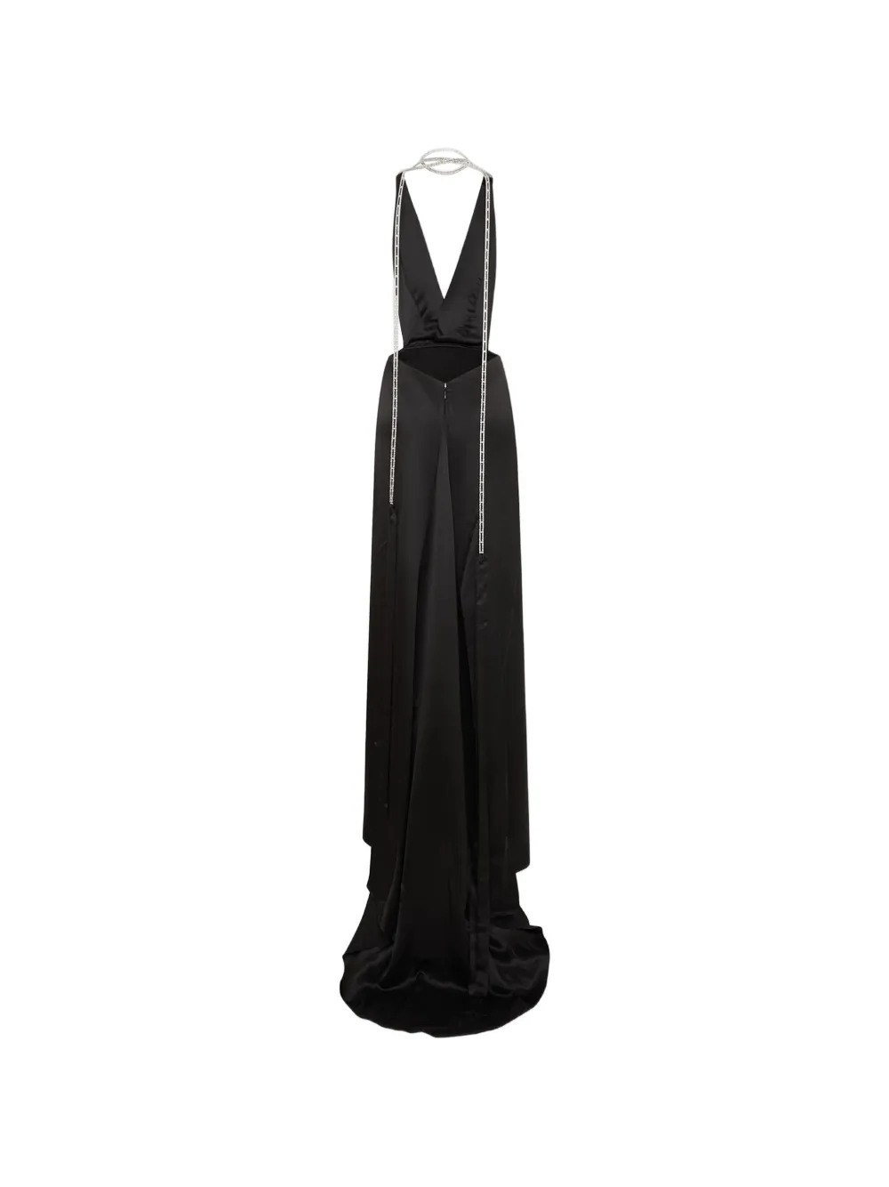 DSQUARED2 Maxi-jurk verfraaid met juwelen Zwart