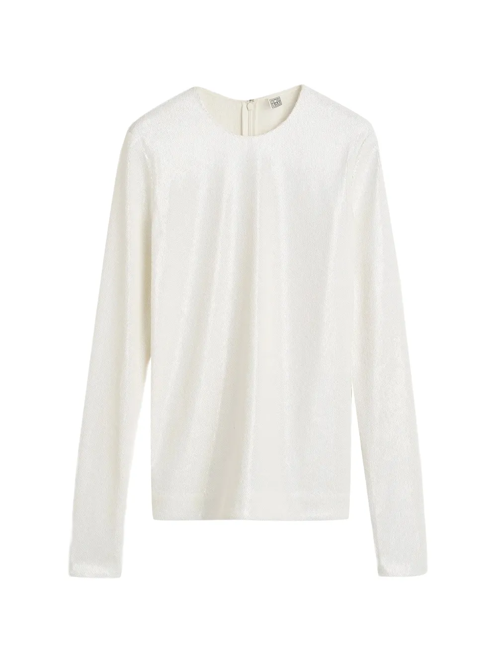 TOTEME sequined blouse - Bianco