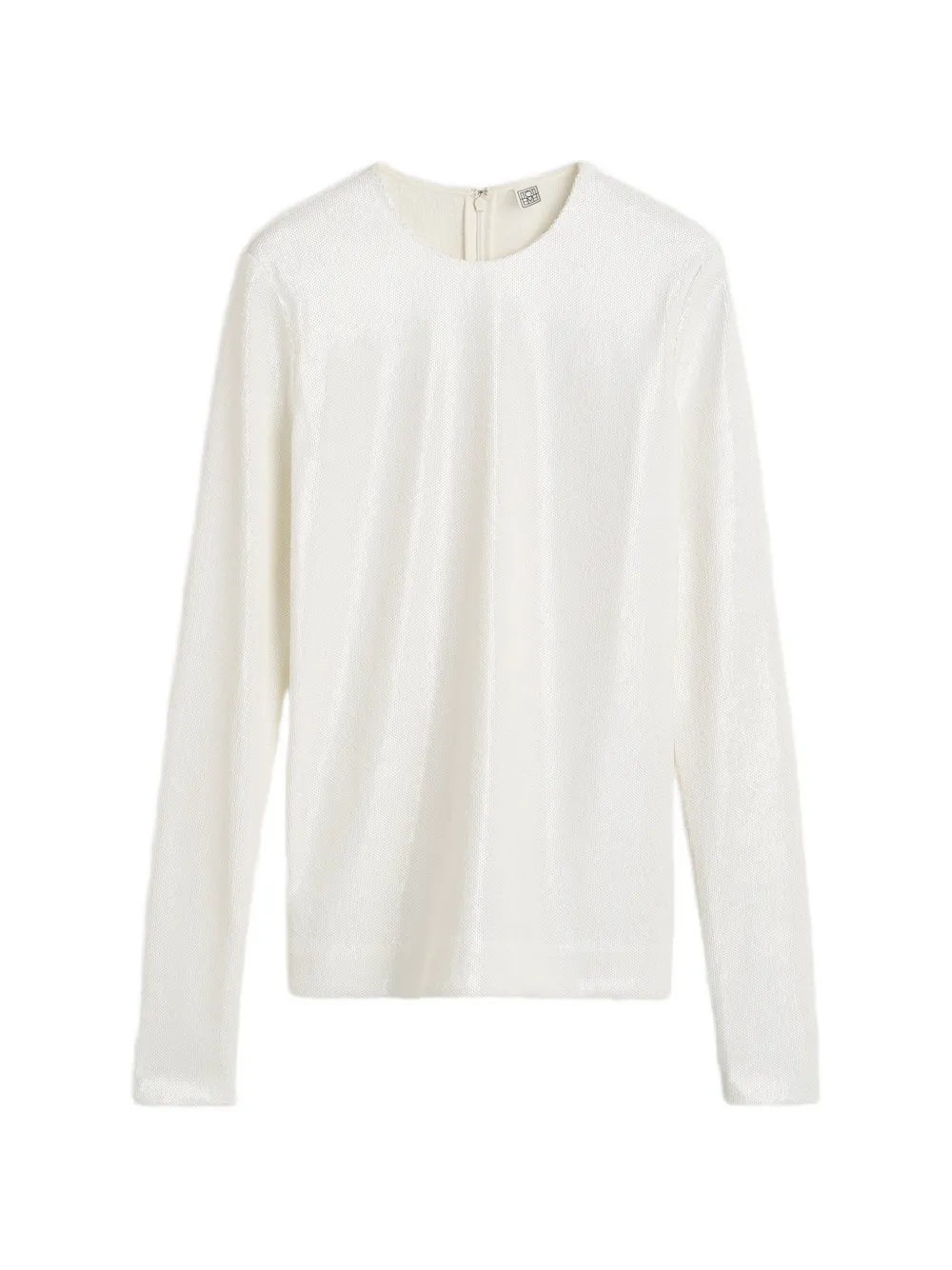 TOTEME sequined blouse - Bianco