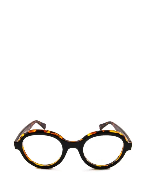 Kador tortoiseshell round-frame glasses