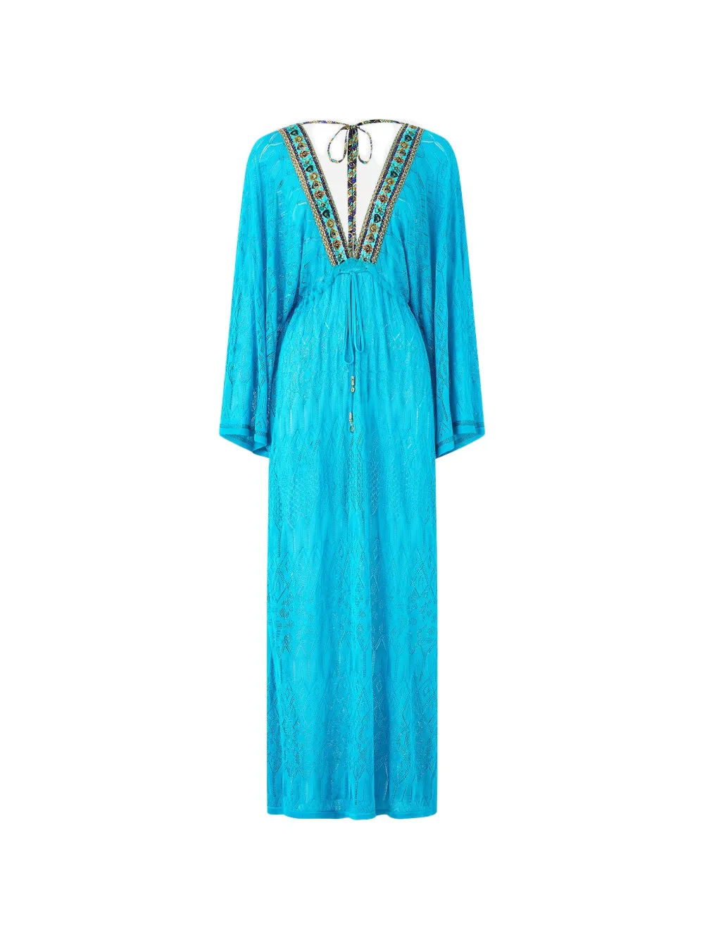 Camilla Caftano con scollo a v - Blu