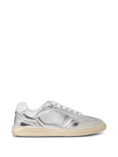 Versace panelled metallic sneakers