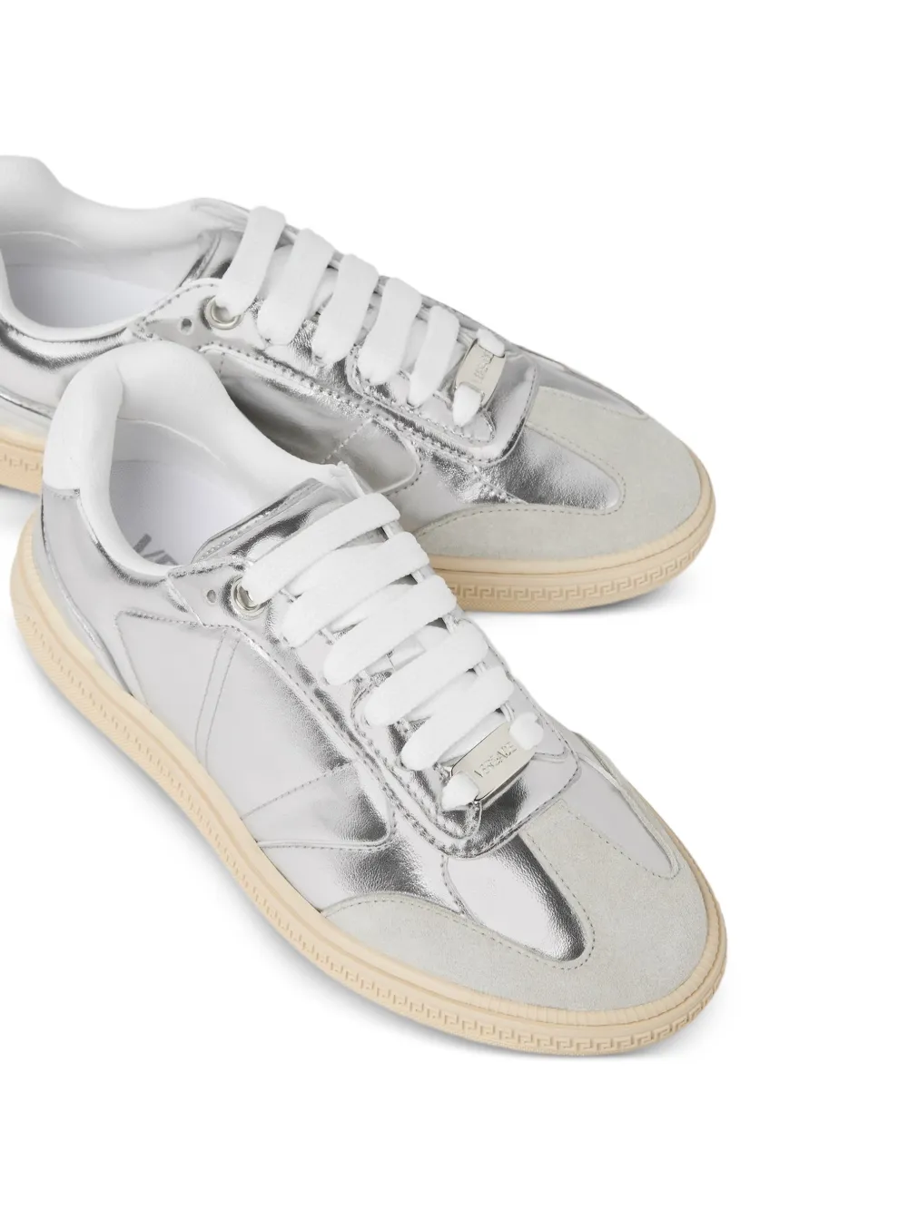 Versace Sneakers met vlakken Zilver