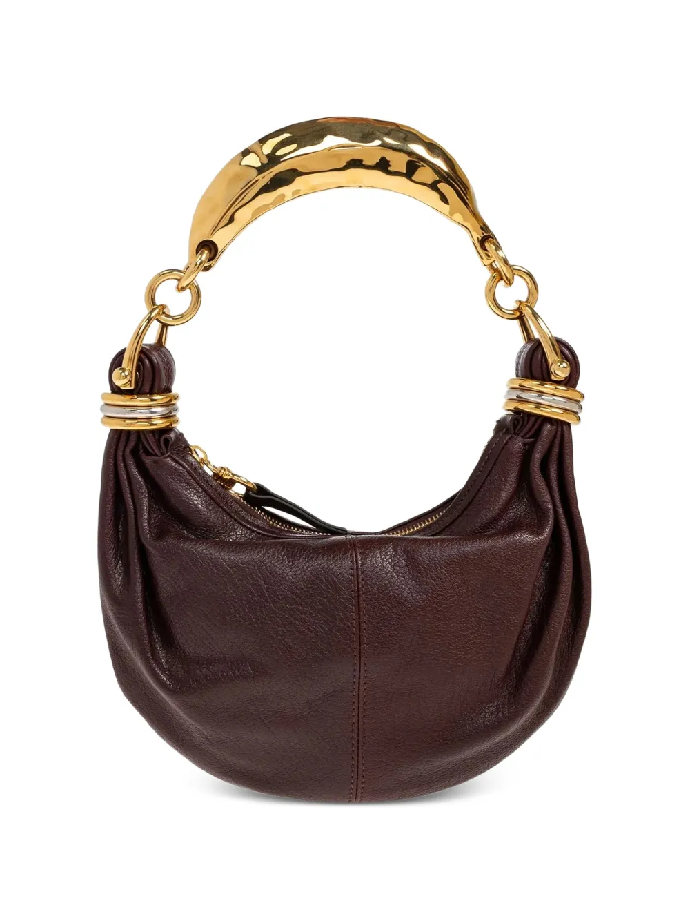 Chloé Bracelet leren mini-schoudertas Bruin