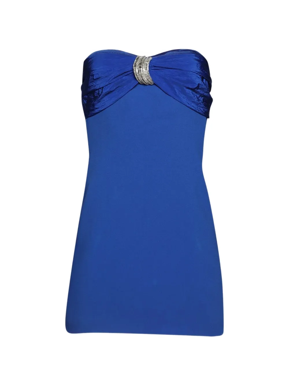 David Koma crystal-embellished mini dress - Blu