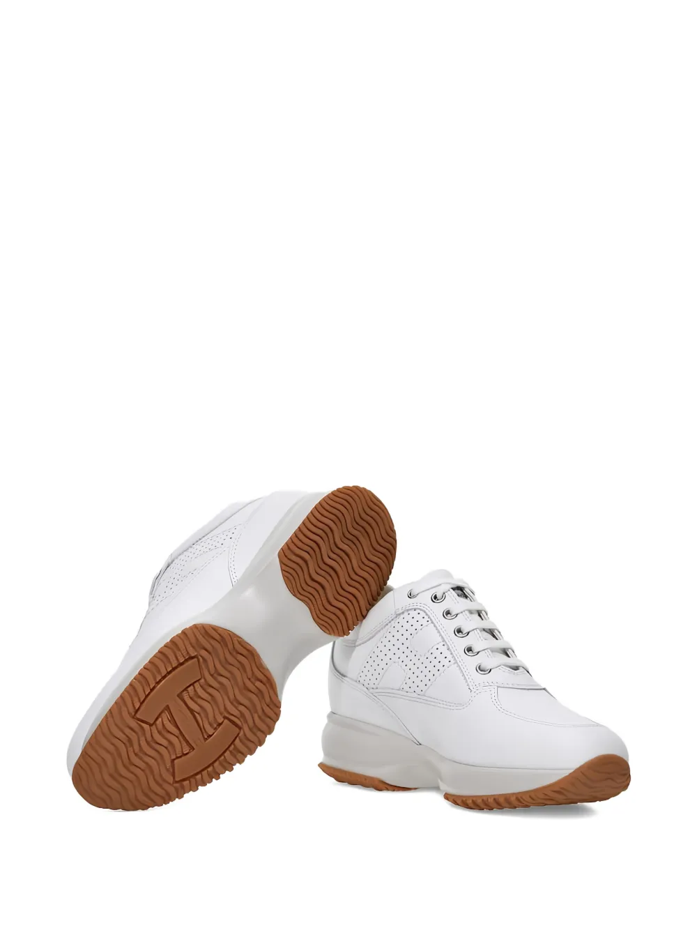 Hogan Interactive perforated sneakers Wit