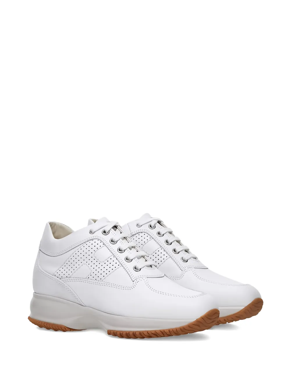 Hogan Interactive perforated sneakers Wit