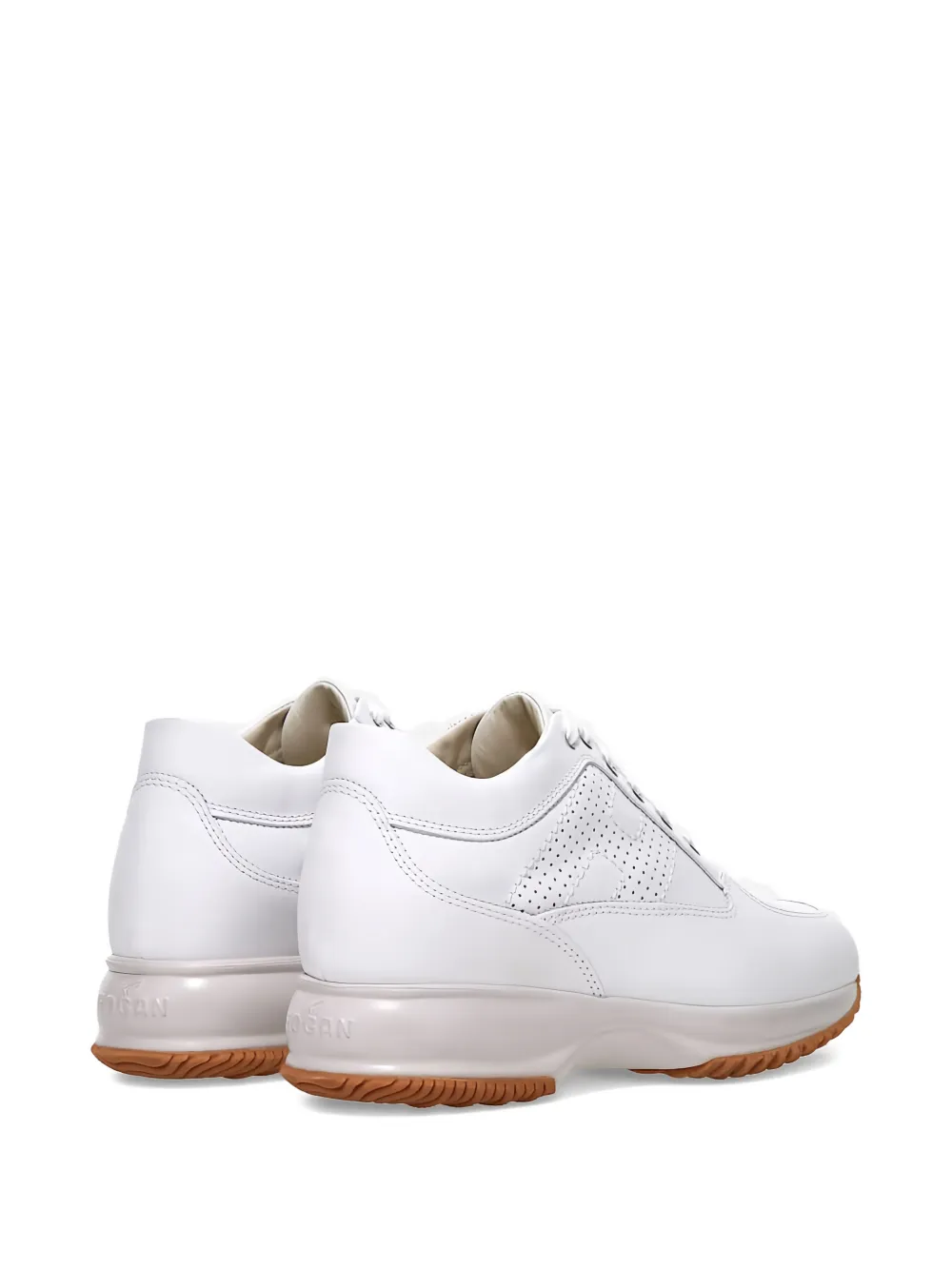 Hogan Interactive perforated sneakers Wit