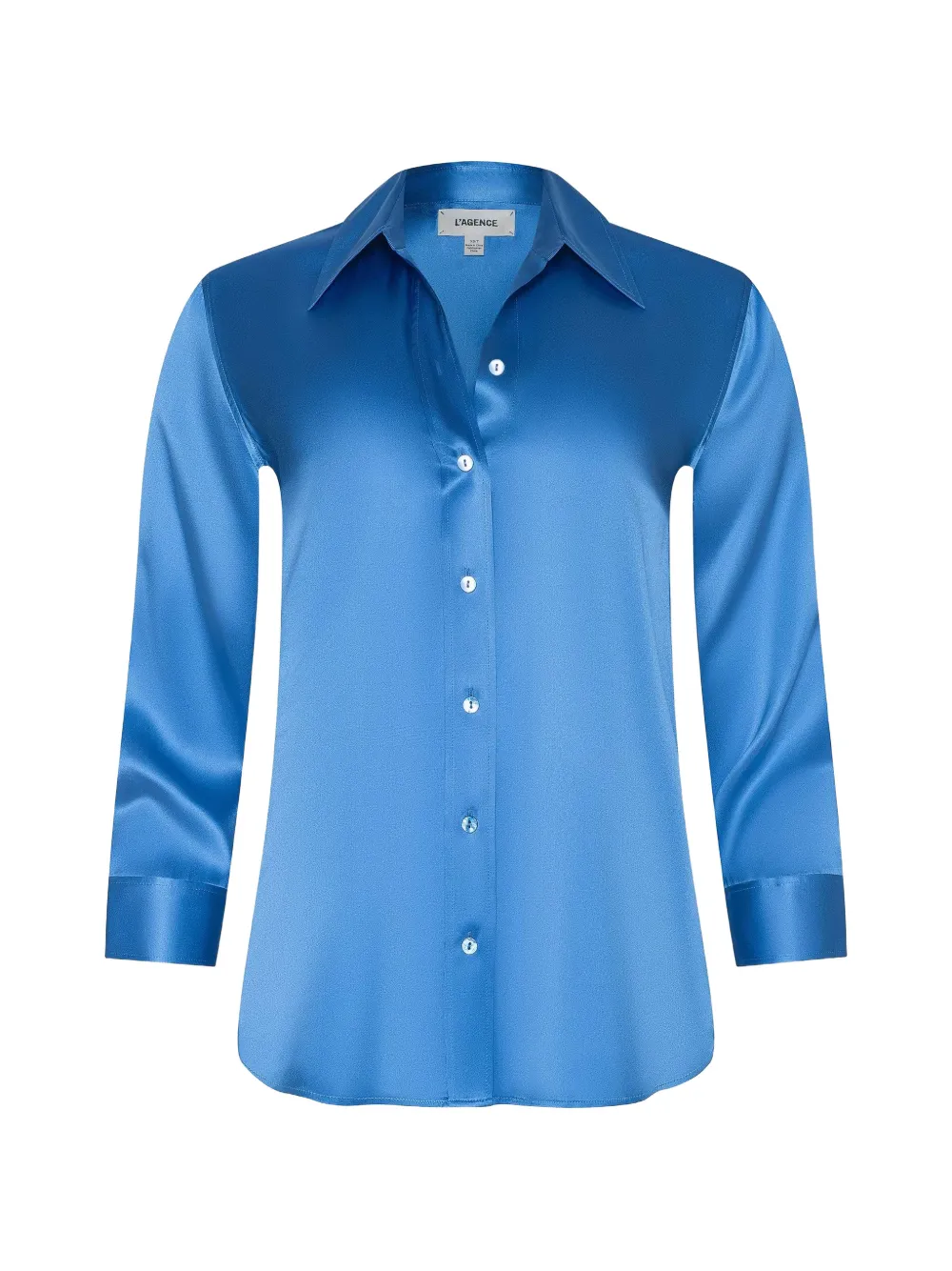 L'Agence Dani long-sleeve blouse - Blu