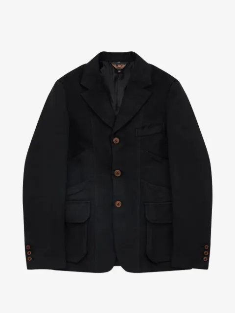 Black Comme Des Garçons blazer con botones