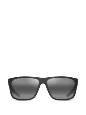 Maui Jim Kuniahi スクエアフレーム サングラス | ブラック | FARFETCH JP