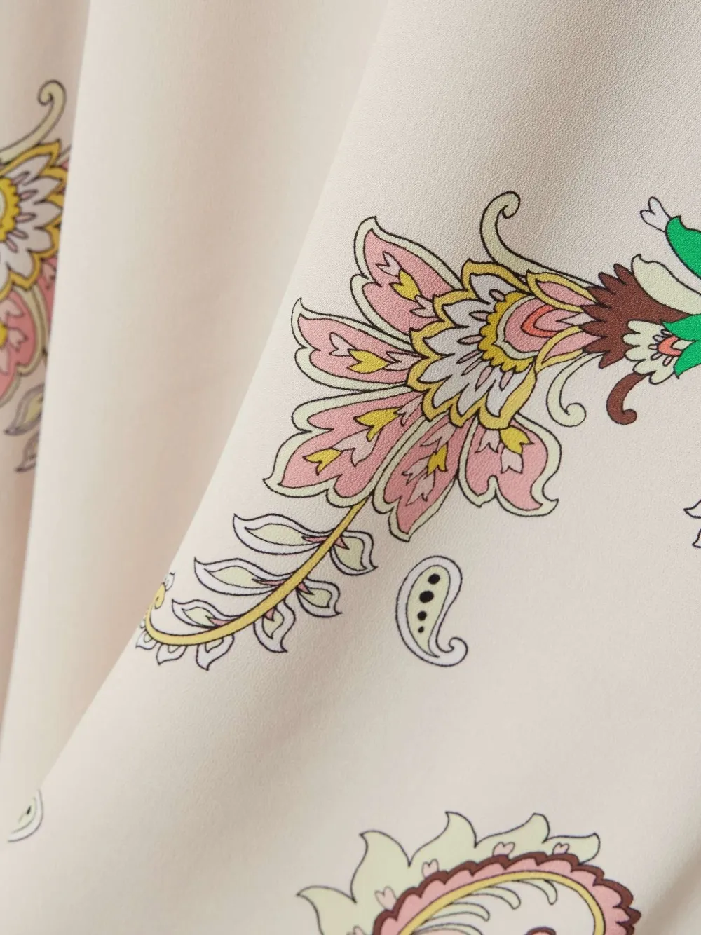ETRO Jurk met bloemenprint Beige