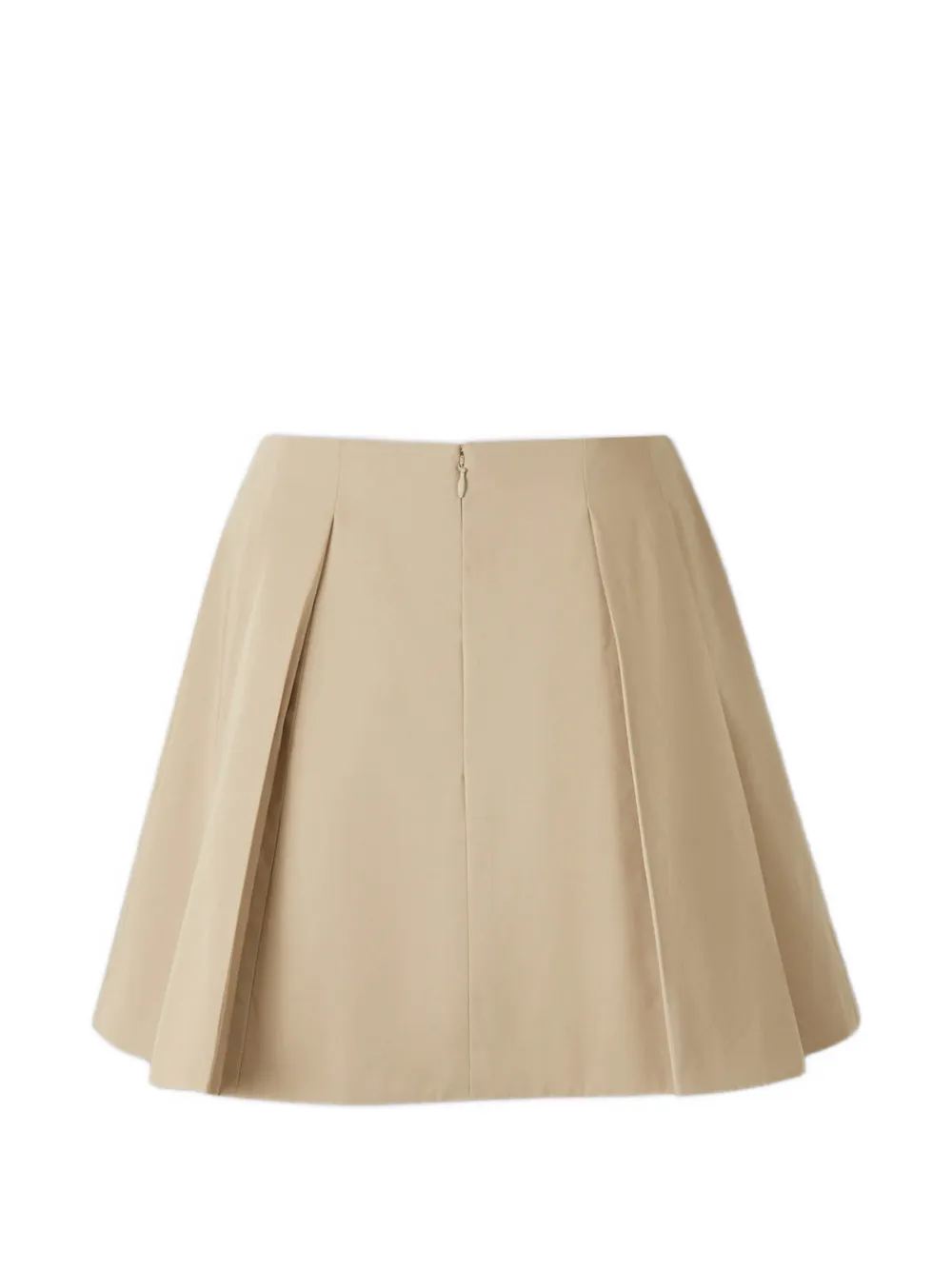  Balmain Chain Pleated Mini Skirt - Neutrals 