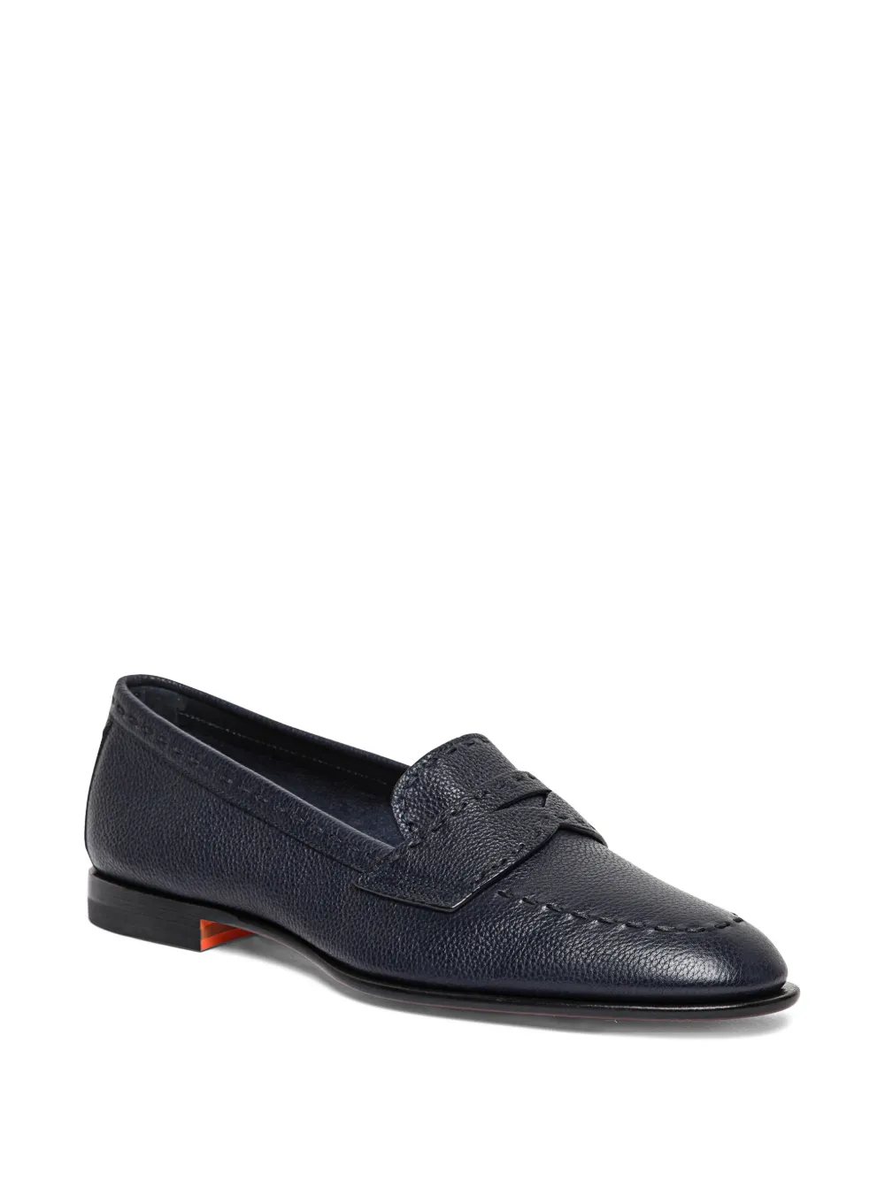 Santoni Loafers met ronde neus Blauw