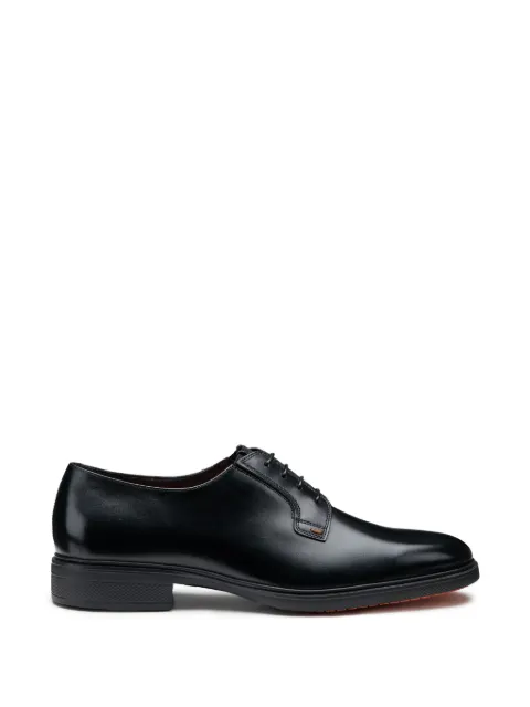 Santoni Easy lace-up leather derby shoes