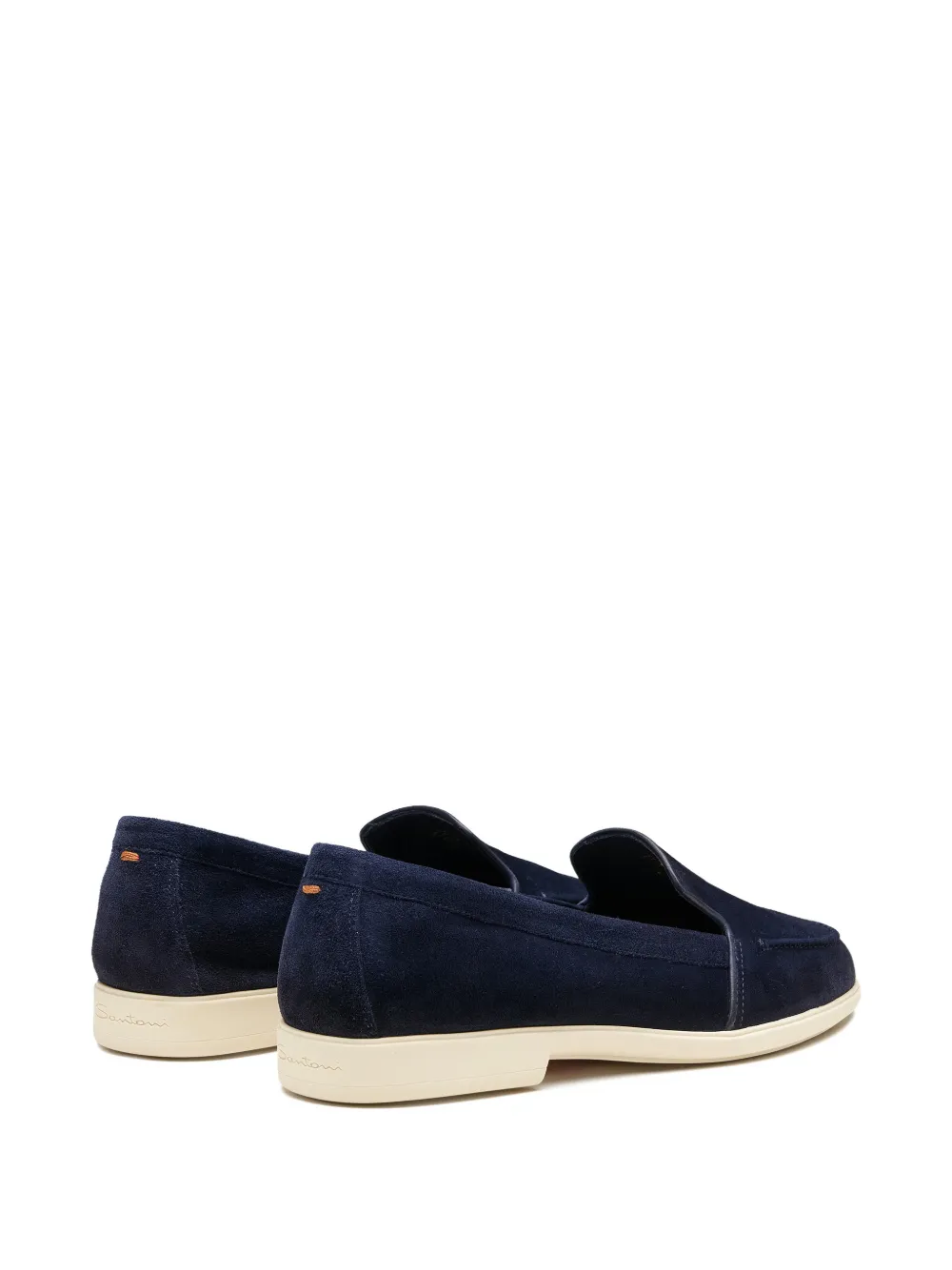Santoni Loafers met ronde neus Blauw