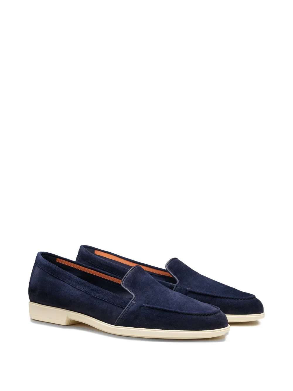 Santoni Loafers met ronde neus Blauw