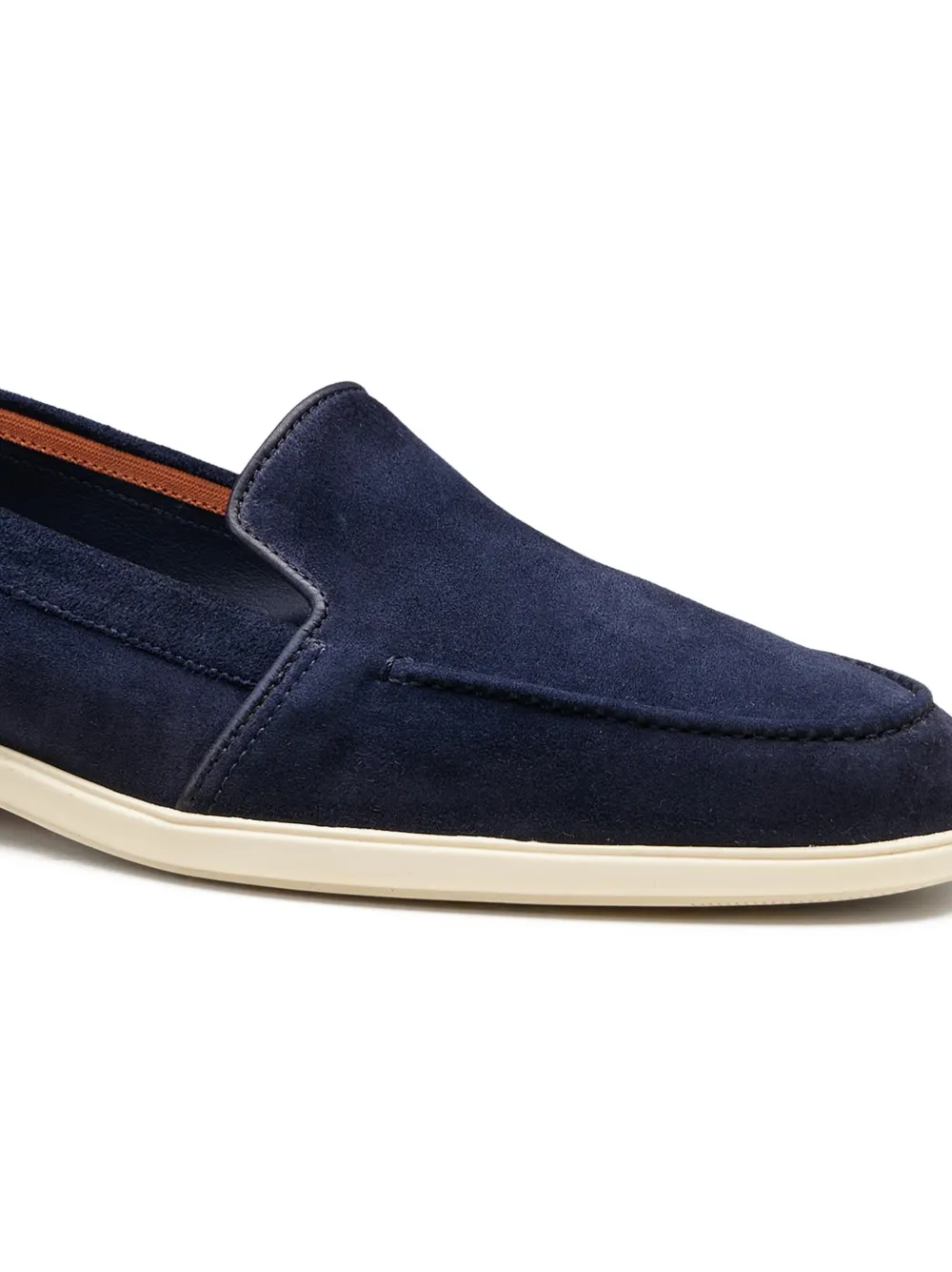 Santoni Loafers met ronde neus Blauw