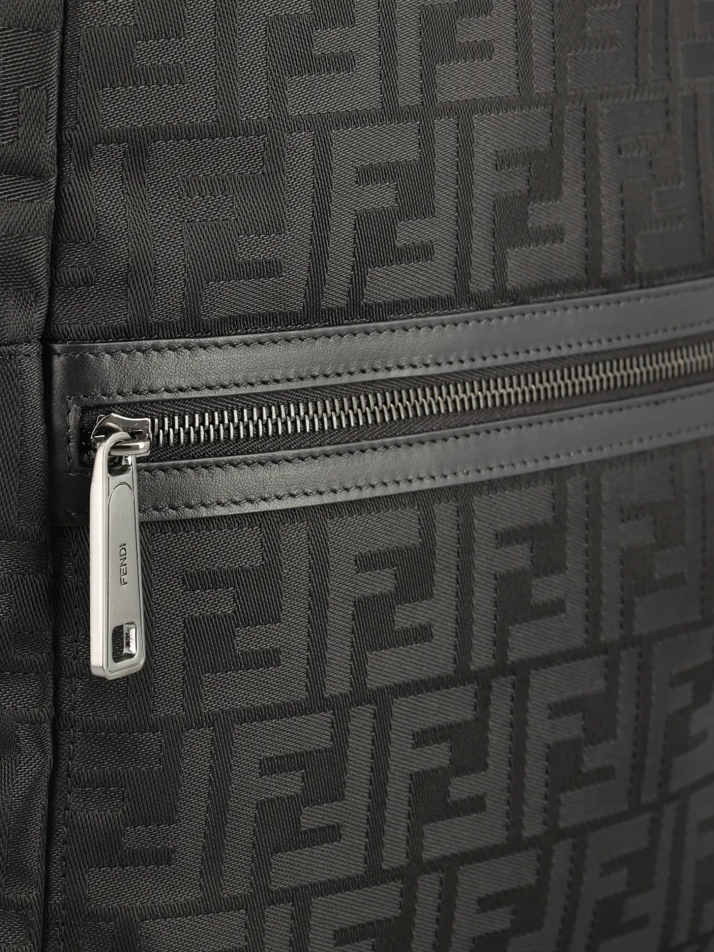 FENDI Lui rugzak met FF-monogram Zwart