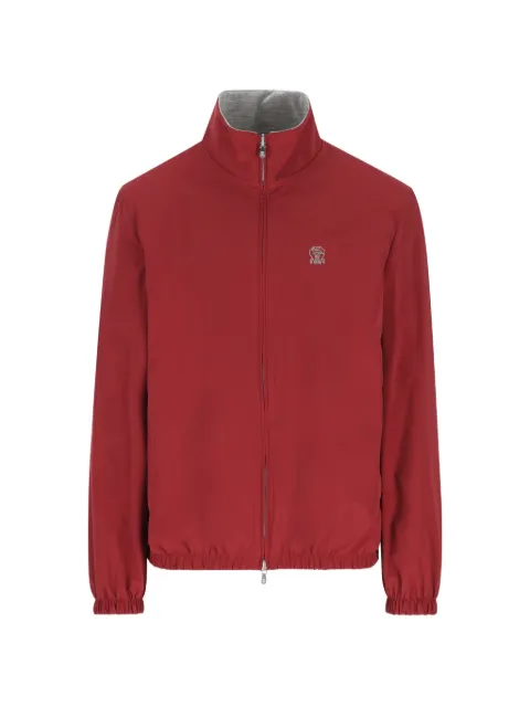 Brunello Cucinelli logo-detail jacket