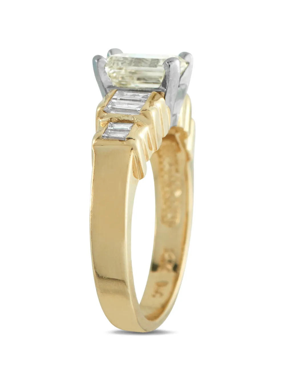 LB Exclusive 14K yellow gold diamond ring - Oro