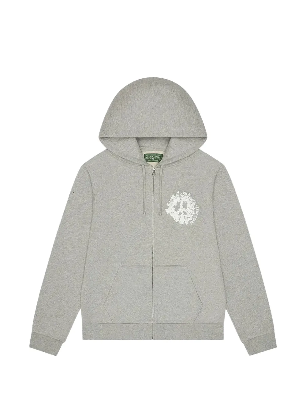 Denim Tears Felpa con cappuccio e zip - Grigio