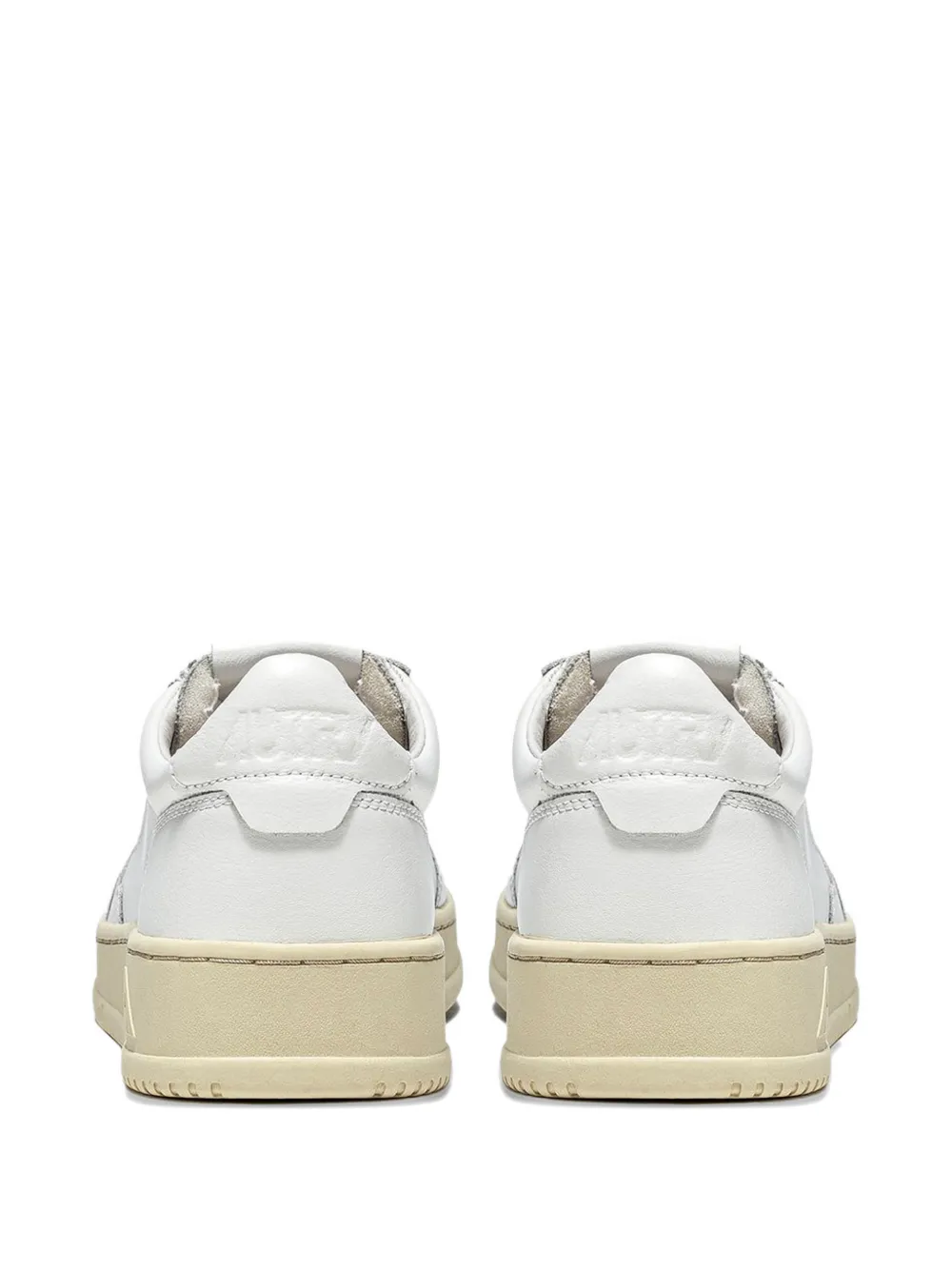 Autry Medalist leather low-top sneakers Wit