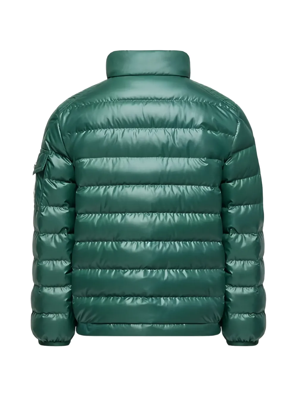  Moncler Enfant Bengi Logo Patch Jacket - Green 