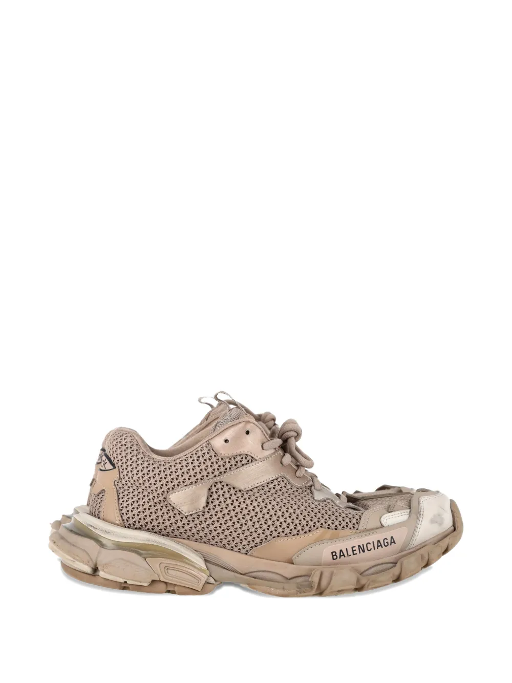 Balenciaga Pre-Owned Track 3 lace-up sneakers - Marrone