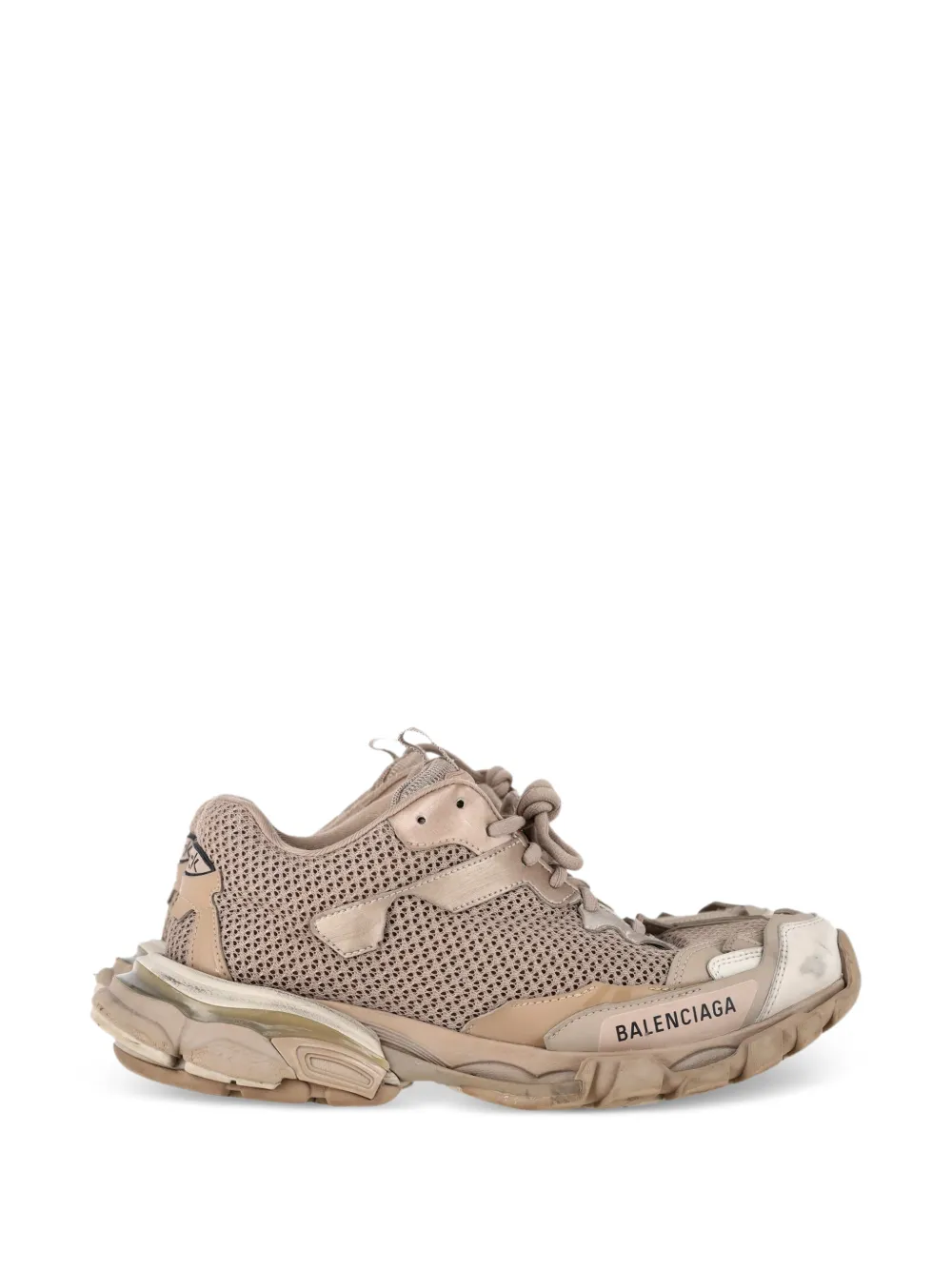 Balenciaga Pre-Owned Track 3 lace-up sneakers - Marrone