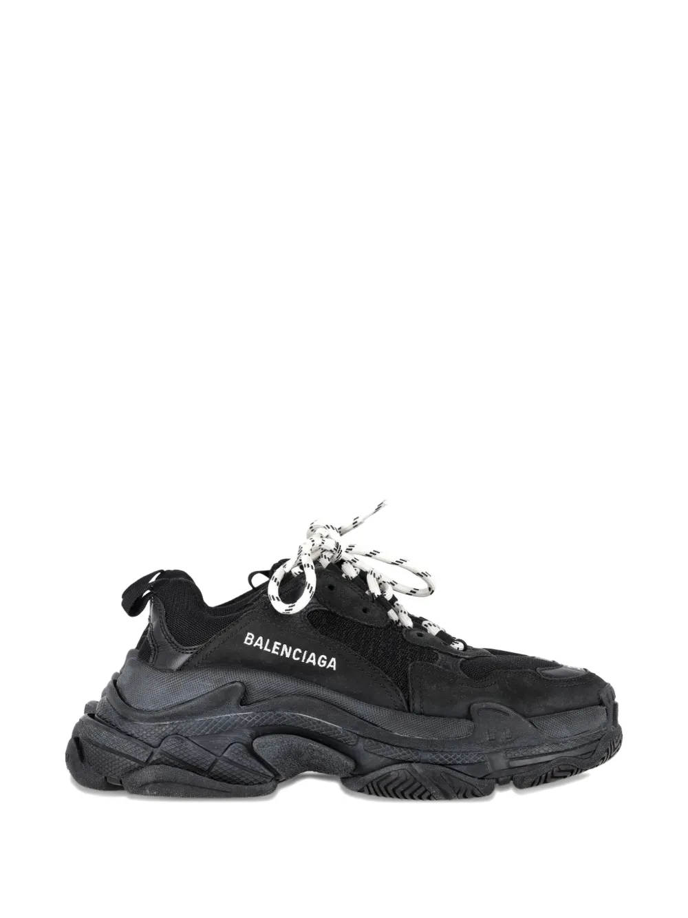 Balenciaga Pre-Owned Triple S lace-up sneakers - Nero