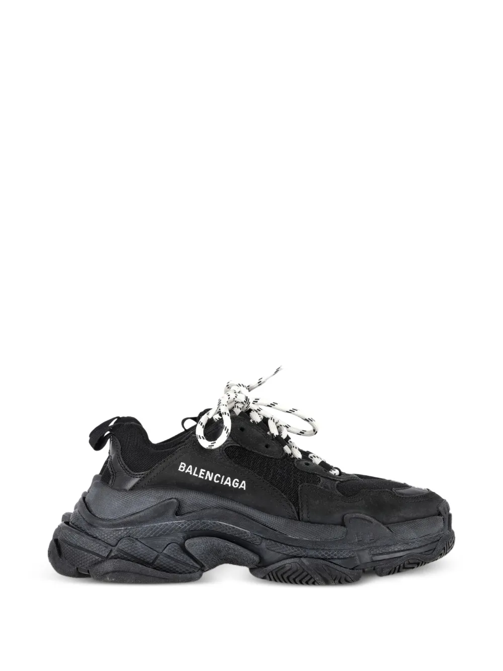 Balenciaga Pre-Owned Triple S lace-up sneakers - Schwarz