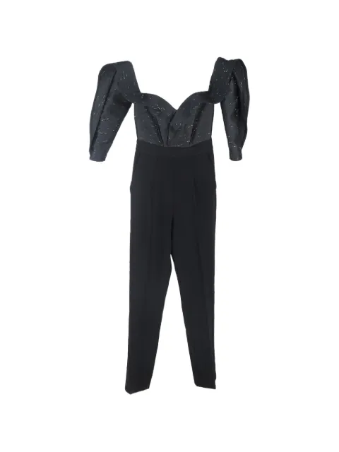 Self-Portrait sweetheart-neck jumpsuit