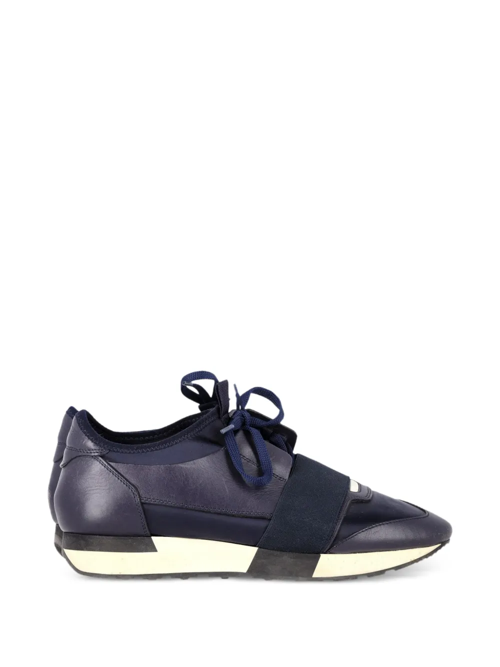 Balenciaga Pre-Owned Race Runner leather sneakers - Blu