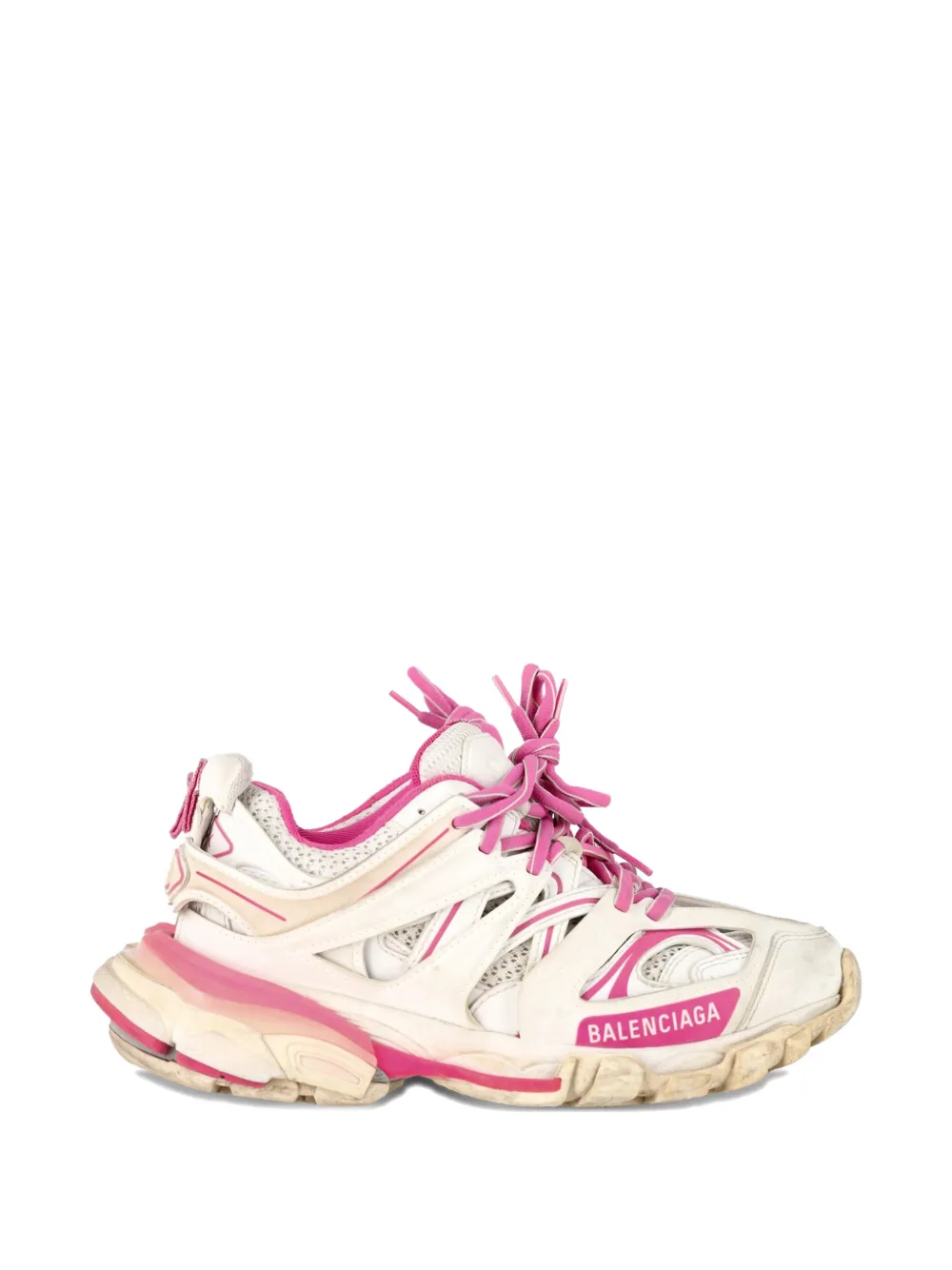 Balenciaga Pre-Owned Track layered sneakers - Bianco