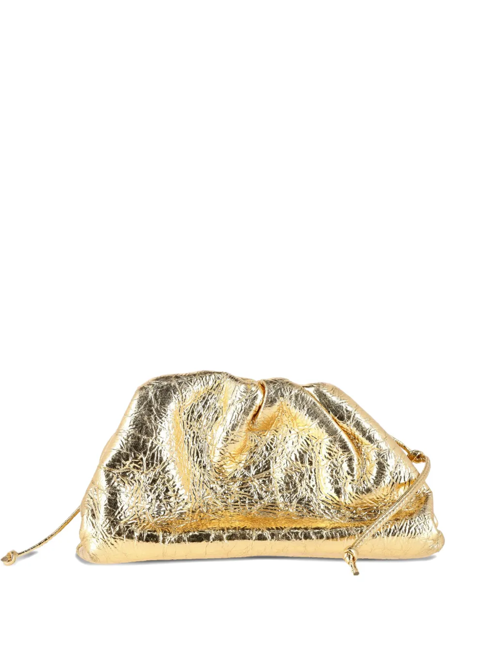 Bottega Veneta Pre-Owned wrinkled leather pouch - Oro