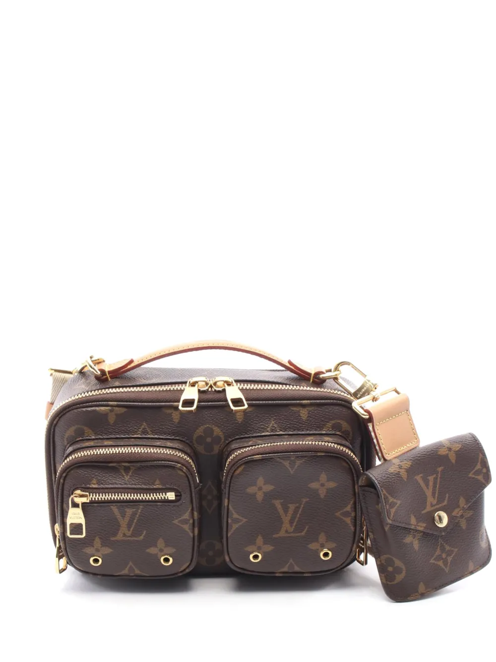 Louis Vuitton Pre-Owned 2021-2026 Monogram Utility Satchel crossbody bag - Marrone
