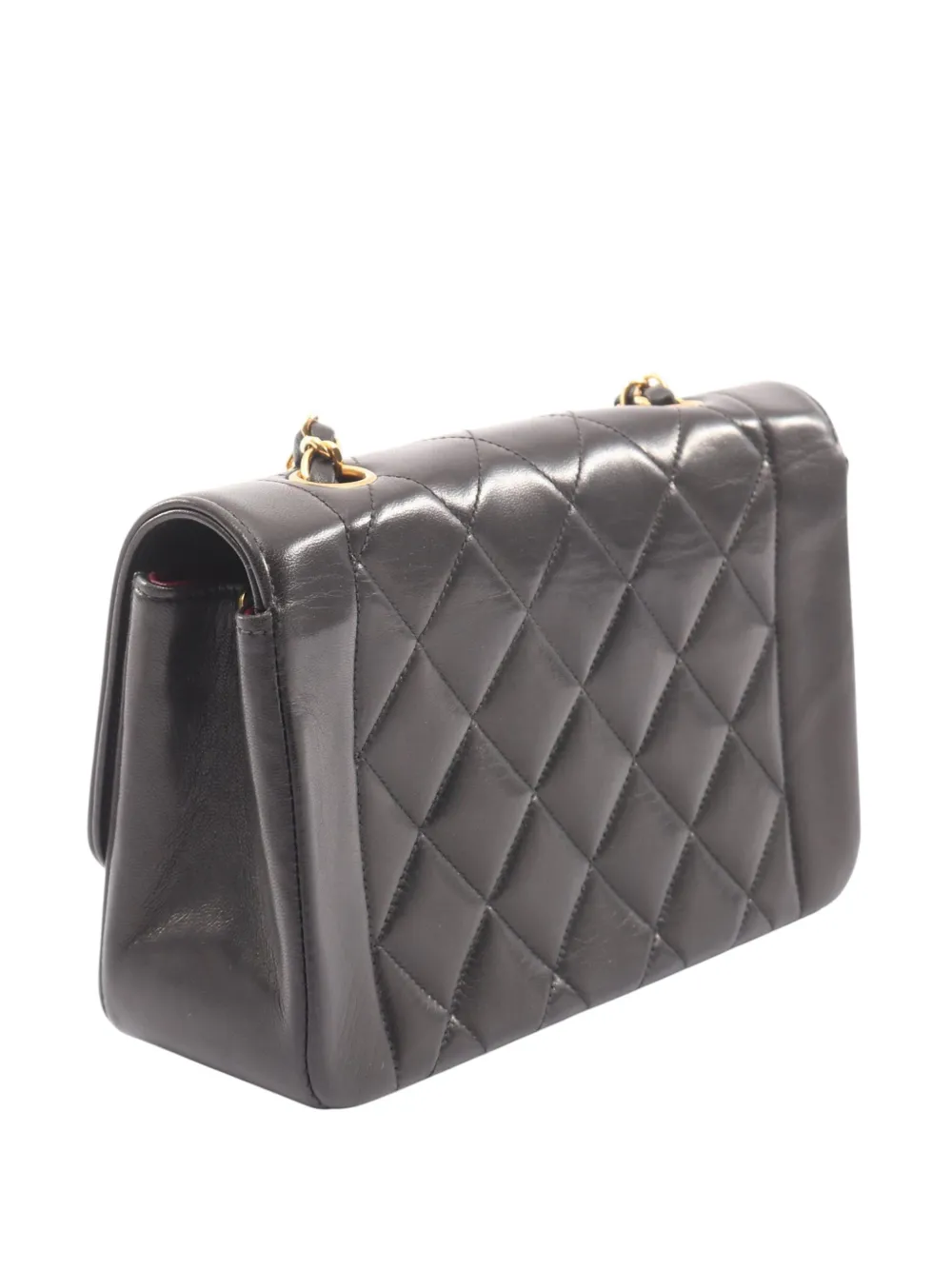1994-1996 Small Lambskin Diana Flap Crossbody Bag