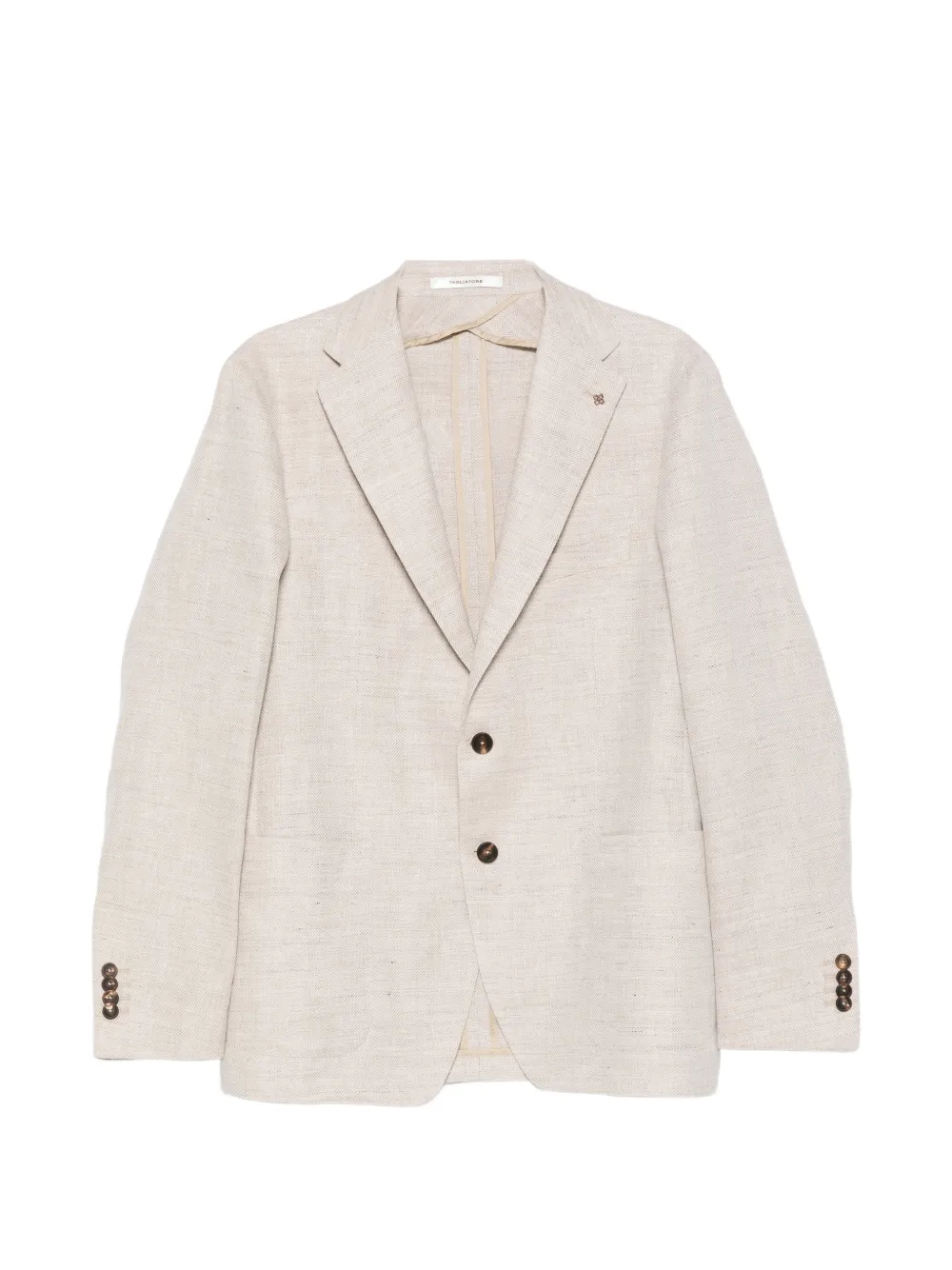 Tagliatore button single-breasted blazer - Nude