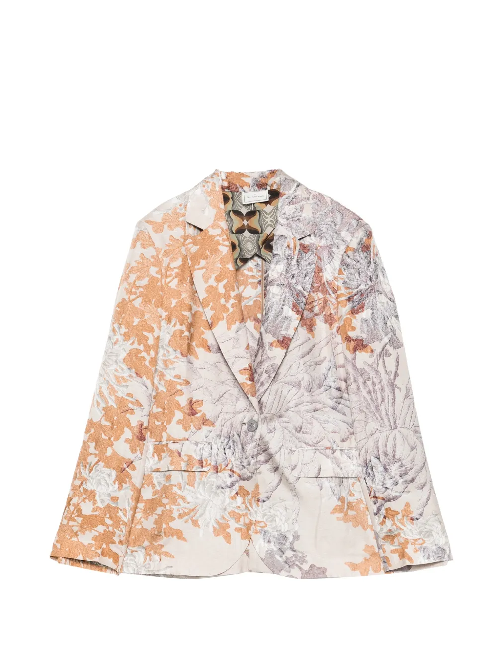 Pierre-Louis Mascia floral-print blazer - Toni neutri