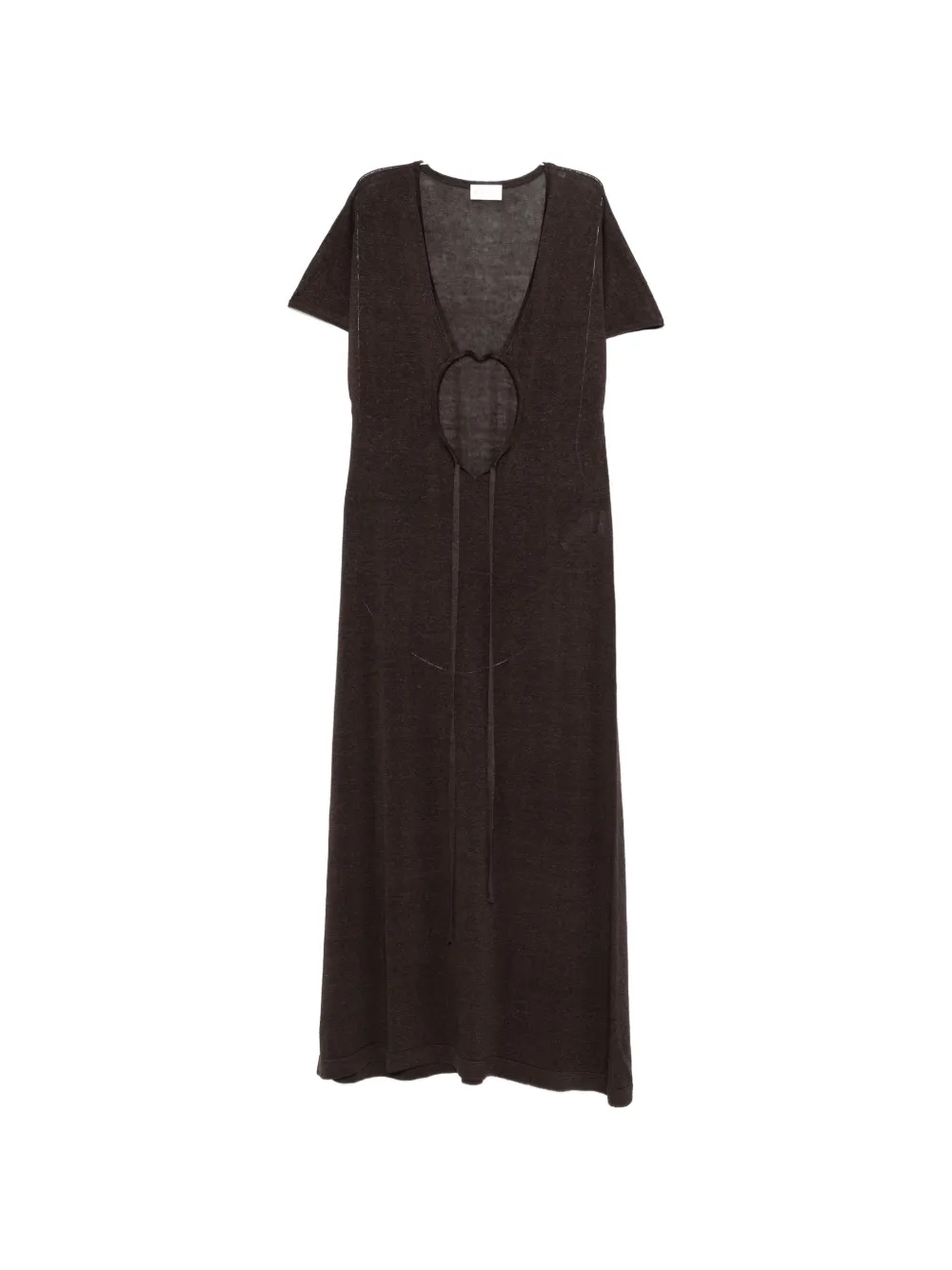 P.A.R.O.S.H. cut-out maxi dress - Marrone