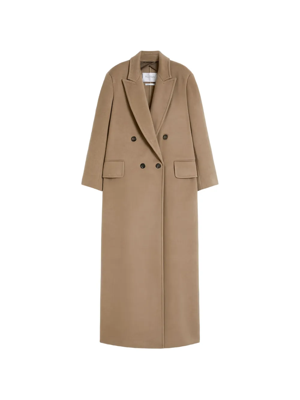 Max Mara double-breasted cashmere coat - Neutrals