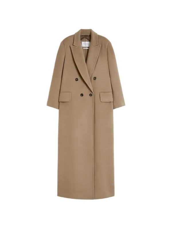 Max Mara Double-breasted Cashmere Coat in Neutrals