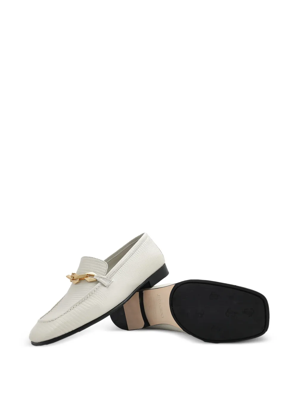 Jimmy Choo Diamond Tilda loafers Wit