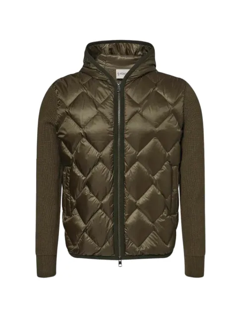 Moncler hooded quilted jacket