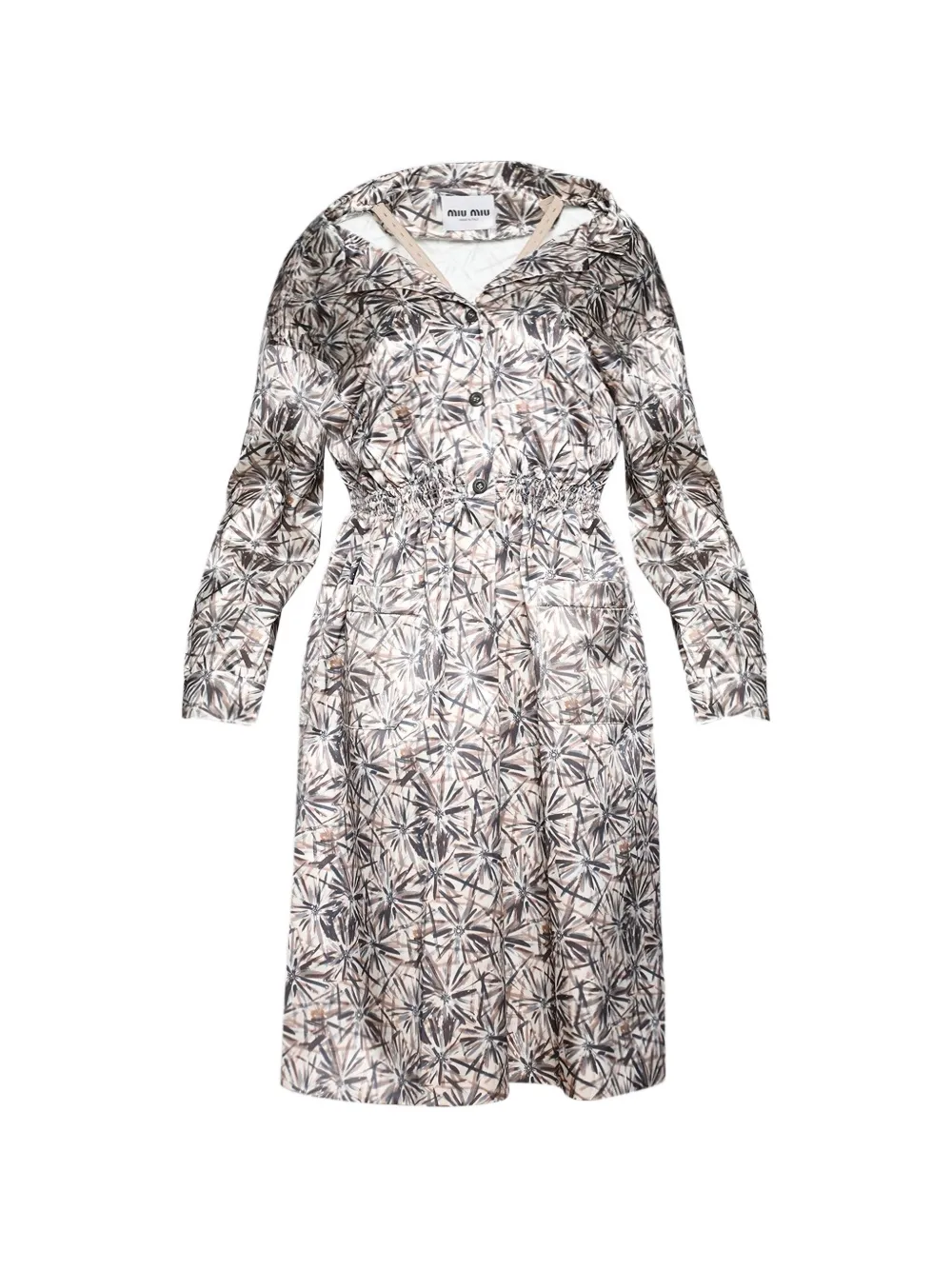 Miu Miu printed dress - Neutrals
