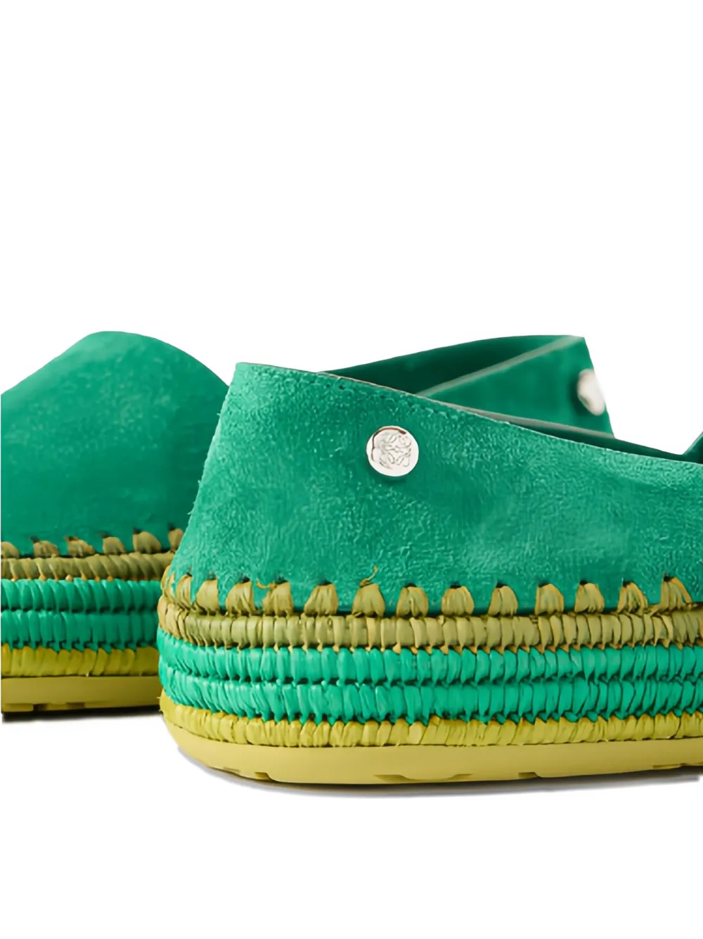 LOEWE x Paula's Ibiza Rio espadrilles Groen