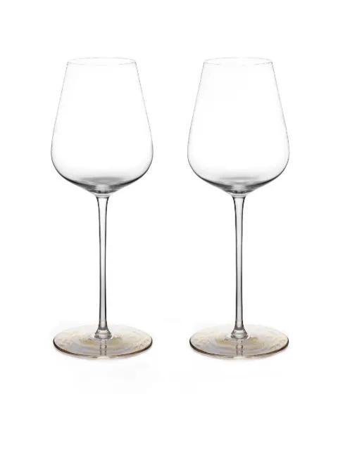 Shanghai Tang dragon-pattern wine glass (set of two)