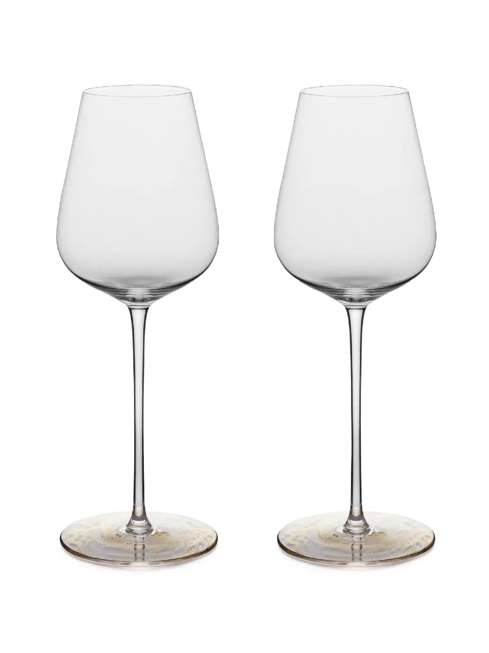 Shanghai Tang dragon-pattern wine glass (set of 2) - Argento