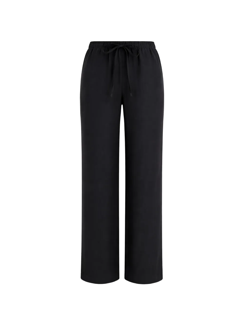 Reformation Olina drawstring linen trousers - Nero